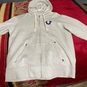Mens Grey True Religion Jacket 